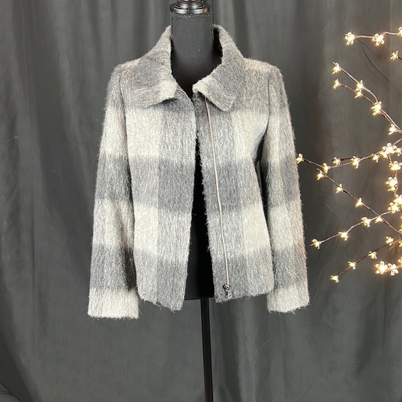 Talbots Gray Wool Jacket - Picture 1 of 5